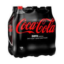 6 PACK COCA COLA ZERO 1.5L