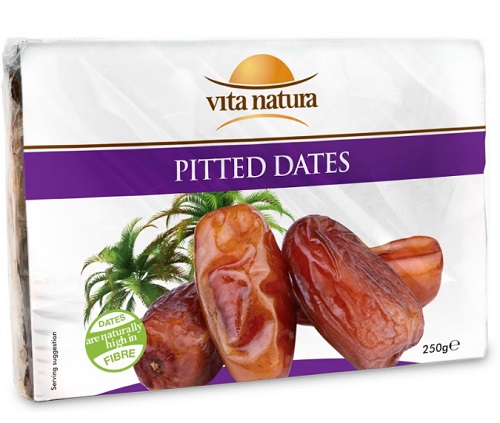 VITA NATURA PITTED DATES 250G – Basic Food And Drinks